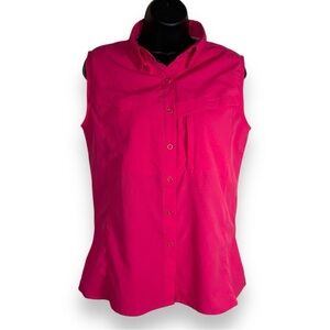 SMALL WORLDWIDE SPORTSMAN PINK SLEEVELESS TOP BREATHABLE WOMENS OUTDOORS